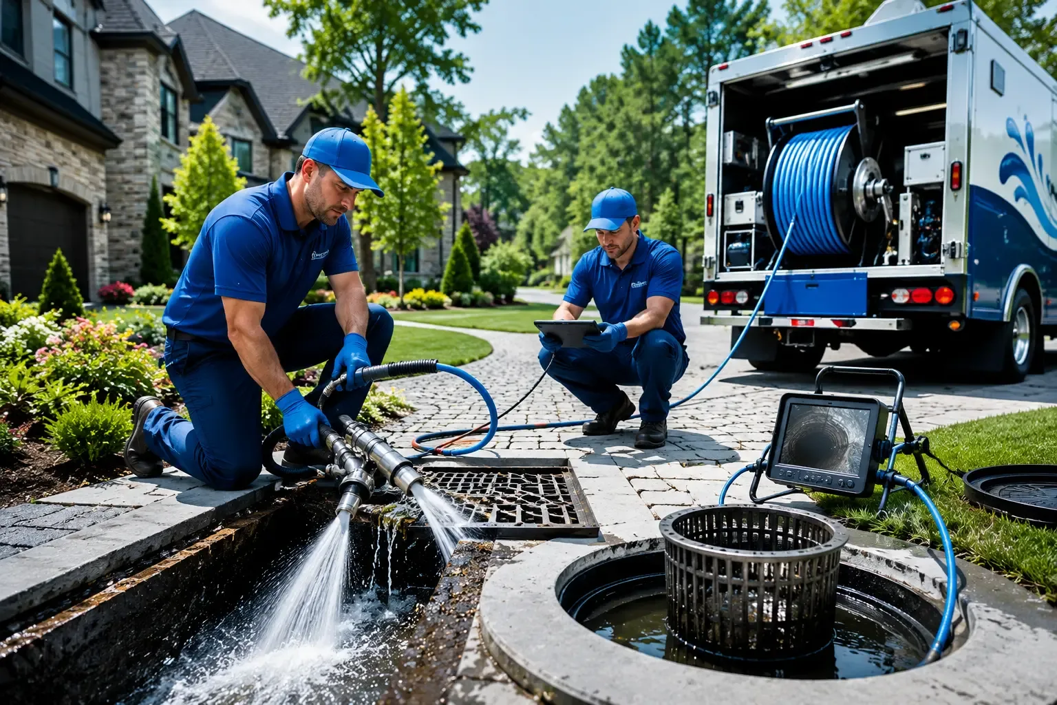 Local outdoor drain cleaning professionals in Walled Lake, MI